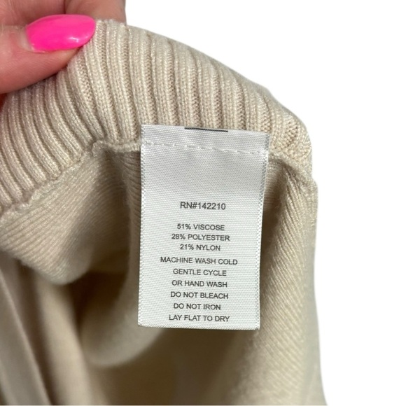 MerSea Anywear Light Open Tunic Sweater Tan S/M - Picture 7 of 13